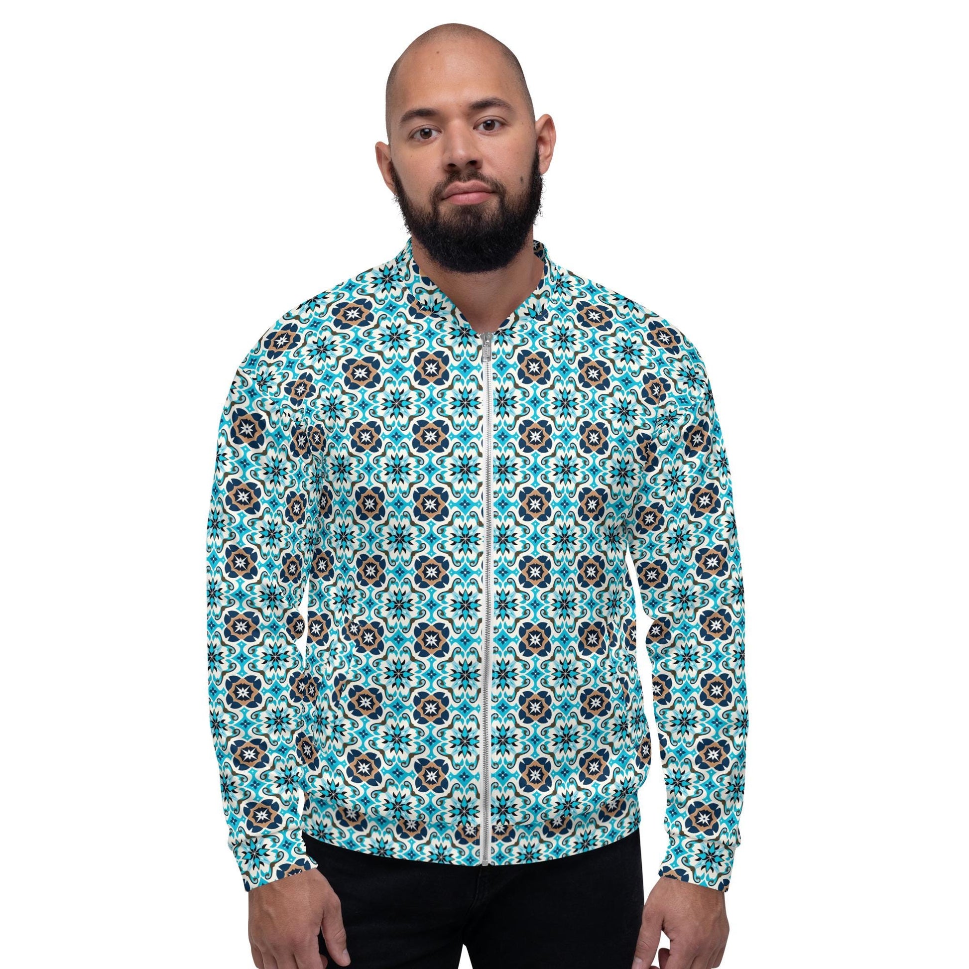 Vibrant Color All-Over Pattern Print - Casual Stylish Attire for Everyday Wear & Date Nights