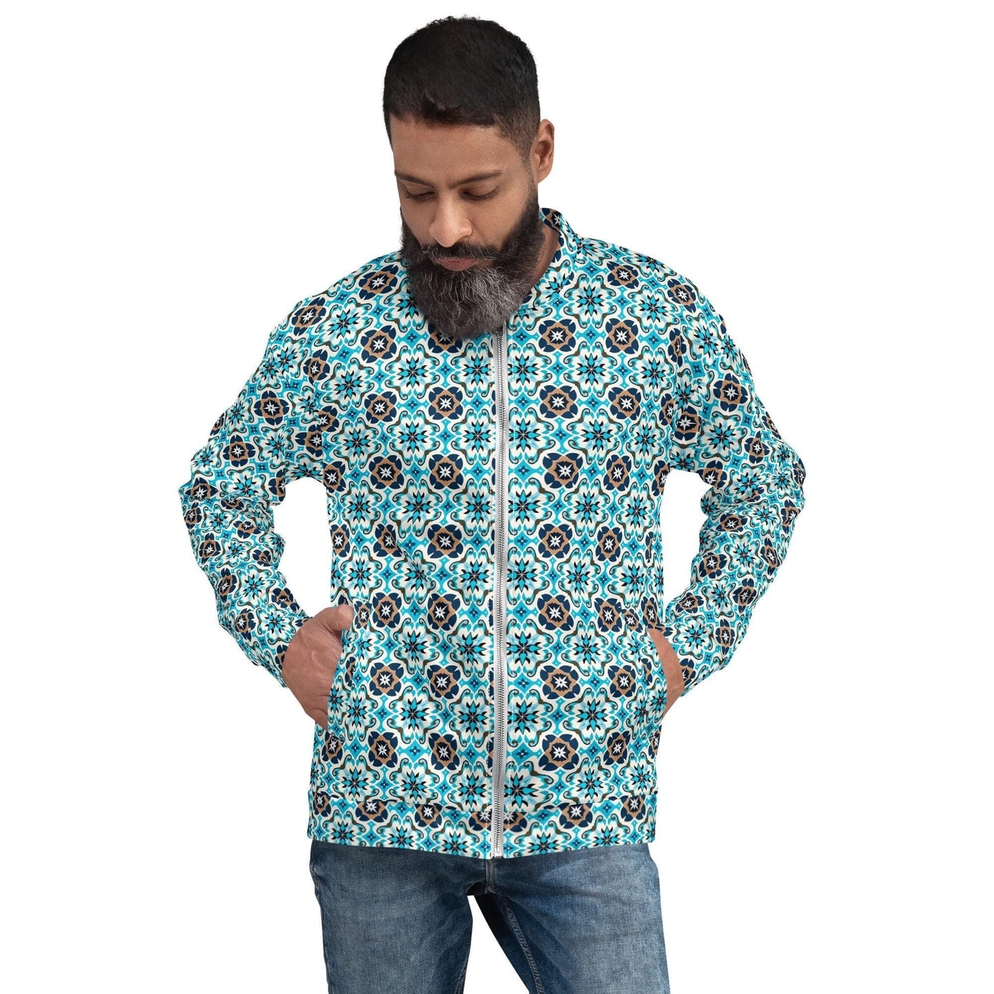 Vibrant Color All-Over Pattern Print - Casual Stylish Attire for Everyday Wear & Date Nights