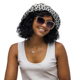 Reversible Bucket Hat | Western Textile Pattern | Casual Streetwear Fashion | Dual Outfit Look