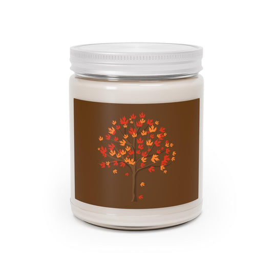 Holiday Scented Candles, 9oz Vanilla Bean Candle Eco Friendly Fall Thanksgiving Candle, Home Fragrance, Aromatherapy Candle, Gift Idea, Home