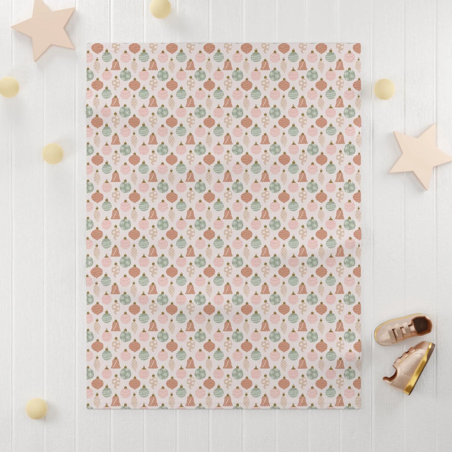 Whimsical Soft Fleece Baby Blanket, Cozy Nursery Decor, Baby Shower Gift, Holiday Celebration Blanket, Seasonal Baby Gift The Aurora Touch