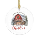 Acrylic Ornaments, Farmhouse Decorations, Tree Ornaments, Xmas ornaments, Country Xmas, Xmas Barn, Holiday Decor, Room Decor - Rustic
