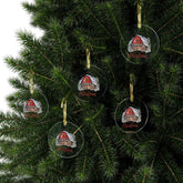 Acrylic Ornaments, Farmhouse Decorations, Tree Ornaments, Xmas ornaments, Country Xmas, Xmas Barn, Holiday Decor, Room Decor - Rustic