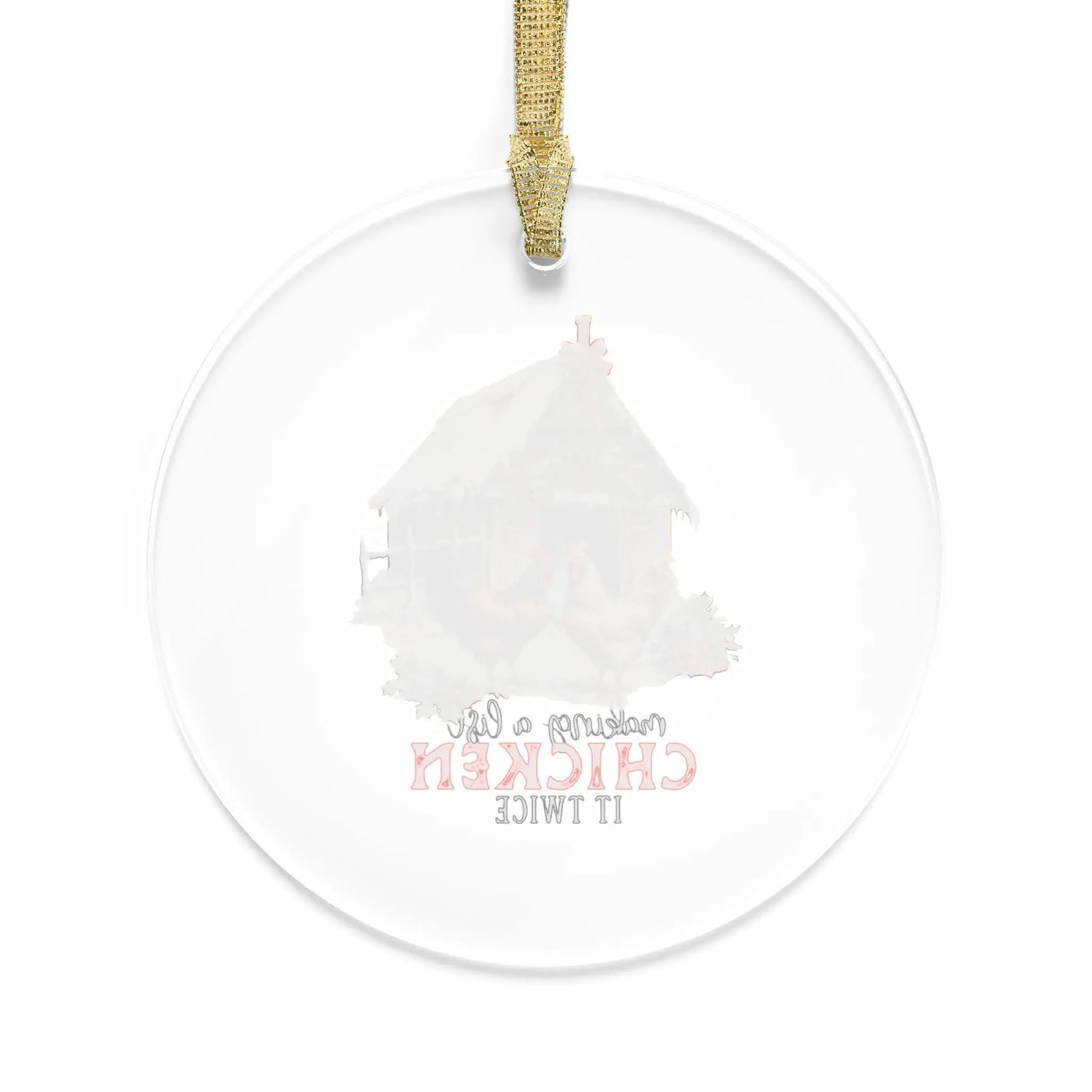 Handcrafted Acrylic Ornaments - Country Christmas Decor - Farmhouse Rooster Designs - Unique Holiday Tree Ornaments The Aurora Touch