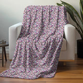 Floral Fall Velveteen Microfiber Blanket | Cozy Gift for Home, Sofa Throw, Bedroom Decor, Mother&