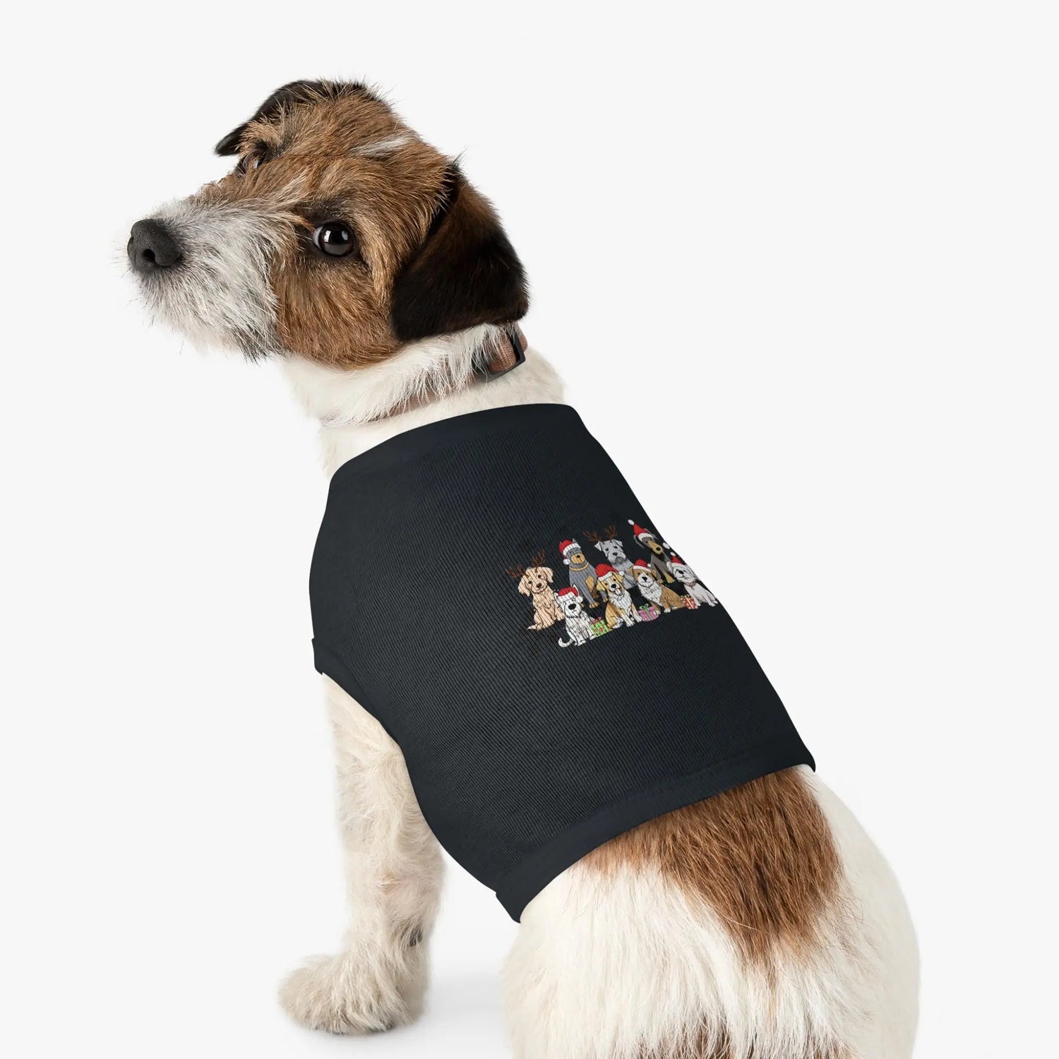 Festive Pet Tank Top for Dogs, Christmas Puppy Shirt, Cute Dog Clothing for Holidays, Pet Costume for Winter Celebrations, Winter Pet The Aurora Touch