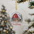 Acrylic Ornaments, Farmhouse Decorations, Tree Ornaments, Xmas ornaments, Country Xmas, Xmas Barn, Holiday Decor, Room Decor