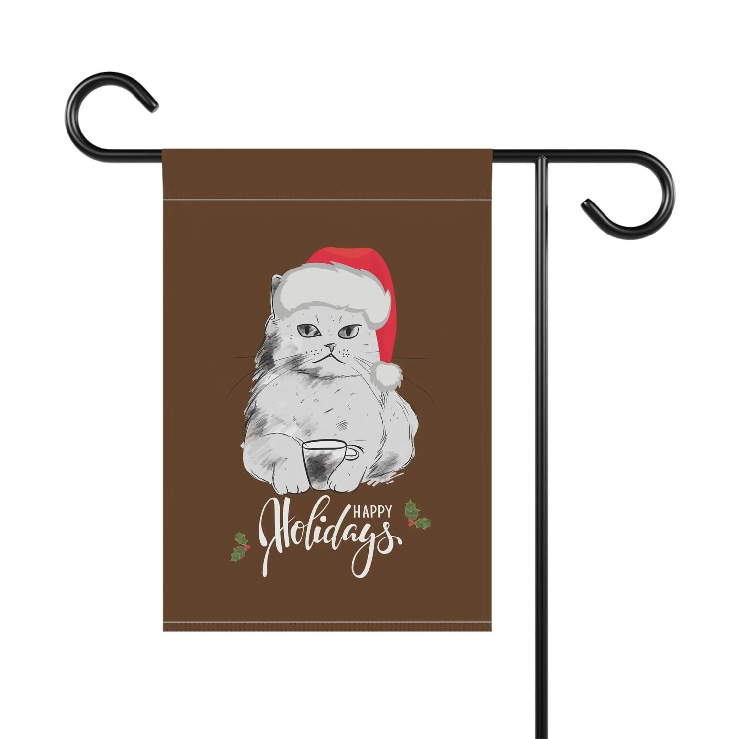 Outdoor Xmas Banner - Garden & House Banner, Cat Lover Gift, Pet Decorations, Holiday Outside Decor, Gift for Mom, Christmas Banner, Holiday The Aurora Touch