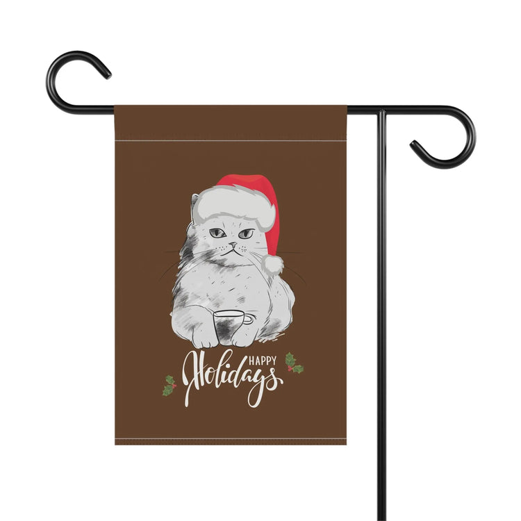 Outdoor Xmas Banner - Garden & House Banner, Cat Lover Gift, Pet Decorations, Holiday Outside Decor, Gift for Mom, Christmas Banner, Holiday The Aurora Touch