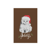 Outdoor Xmas Banner - Garden & House Banner, Cat Lover Gift, Pet Decorations, Holiday Outside Decor, Gift for Mom, Christmas Banner, Holiday The Aurora Touch