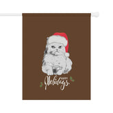 Outdoor Xmas Banner - Garden & House Banner, Cat Lover Gift, Pet Decorations, Holiday Outside Decor, Gift for Mom, Christmas Banner, Holiday The Aurora Touch