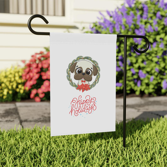 Garden & House Banner, Happy Holidays Bannner, Outside Decor, Holiday Decor, Lawn Decorations, Outdoor Xmas Decorations
