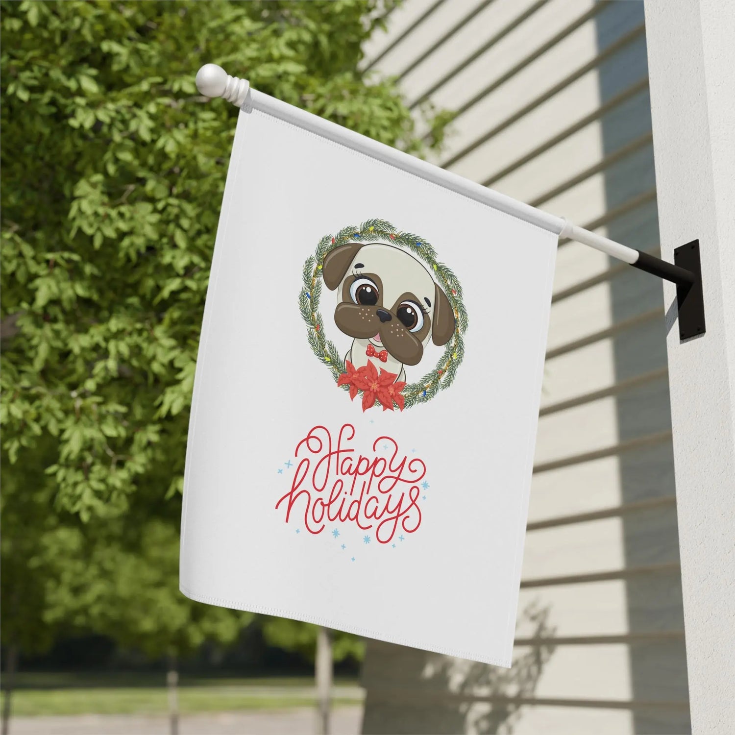 Garden & House Banner, Happy Holidays Bannner, Outside Decor, Holiday Decor, Lawn Decorations, Outdoor Xmas Decorations The Aurora Touch