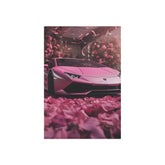 Garden & House Banner, Pink Lamborghini Garden Banner, Outdoor Home decor, Valentines Day pink Decor, Designer Home The Aurora Touch