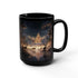 Holiday Reindeer Mug, Christmas Gift, Kitchen Decor, 15oz Coffee Cup, Tea Mug, Hot Chocolate, Home Decor The Aurora Touch
