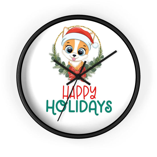 Wall Clock, Holiday Art, Wall art, Kitchen Clock, Xmas Gift, Best Gift, Colleague Gift, Gift for Veterinarian