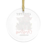 Country Xmas Acrylic Ornaments, Animal Print Holiday Decor, Tree Ornaments on Sale, Perfect Holiday Gifts The Aurora Touch