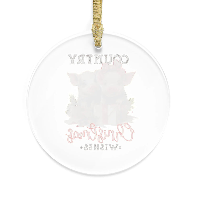 Country Xmas Acrylic Ornaments, Animal Print Holiday Decor, Tree Ornaments on Sale, Perfect Holiday Gifts The Aurora Touch