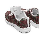 Chic Floral All-Over Print Athletic Shoes for Women - Soft, Casual, and Fashion-Forward Footwear