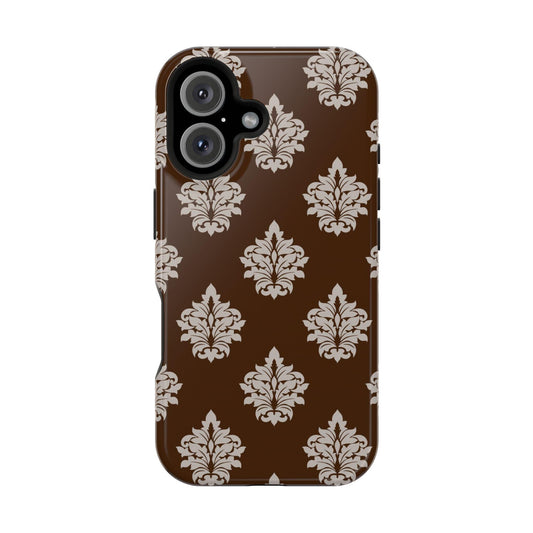 Elegant Floral Impact-Resistant IPhone Case, Stylish Tech Accessory for Fashion Lovers, Gift for Birthdays, Holidays, Couples