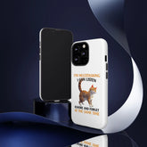 Tough Cases, Iphone 16, Iphone 15, Sarcastic silly animal phone cases, funny grad gift, personalized custom phone cover, humorous phone case