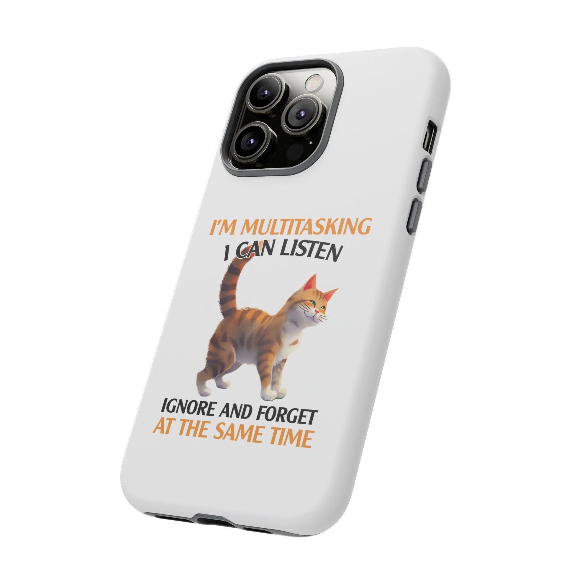 Tough Cases, Iphone 16, Iphone 15, Sarcastic silly animal phone cases, funny grad gift, personalized custom phone cover, humorous phone case