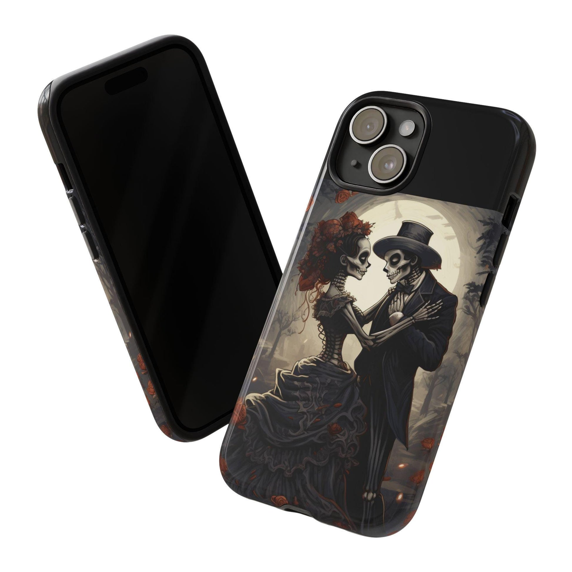 Phone Cases, Tough, Novelty, Day of the Dead, Halloween, Dia de los Muertos, Iphone Samsung Google Pixel, Protective Cover, Unique Case