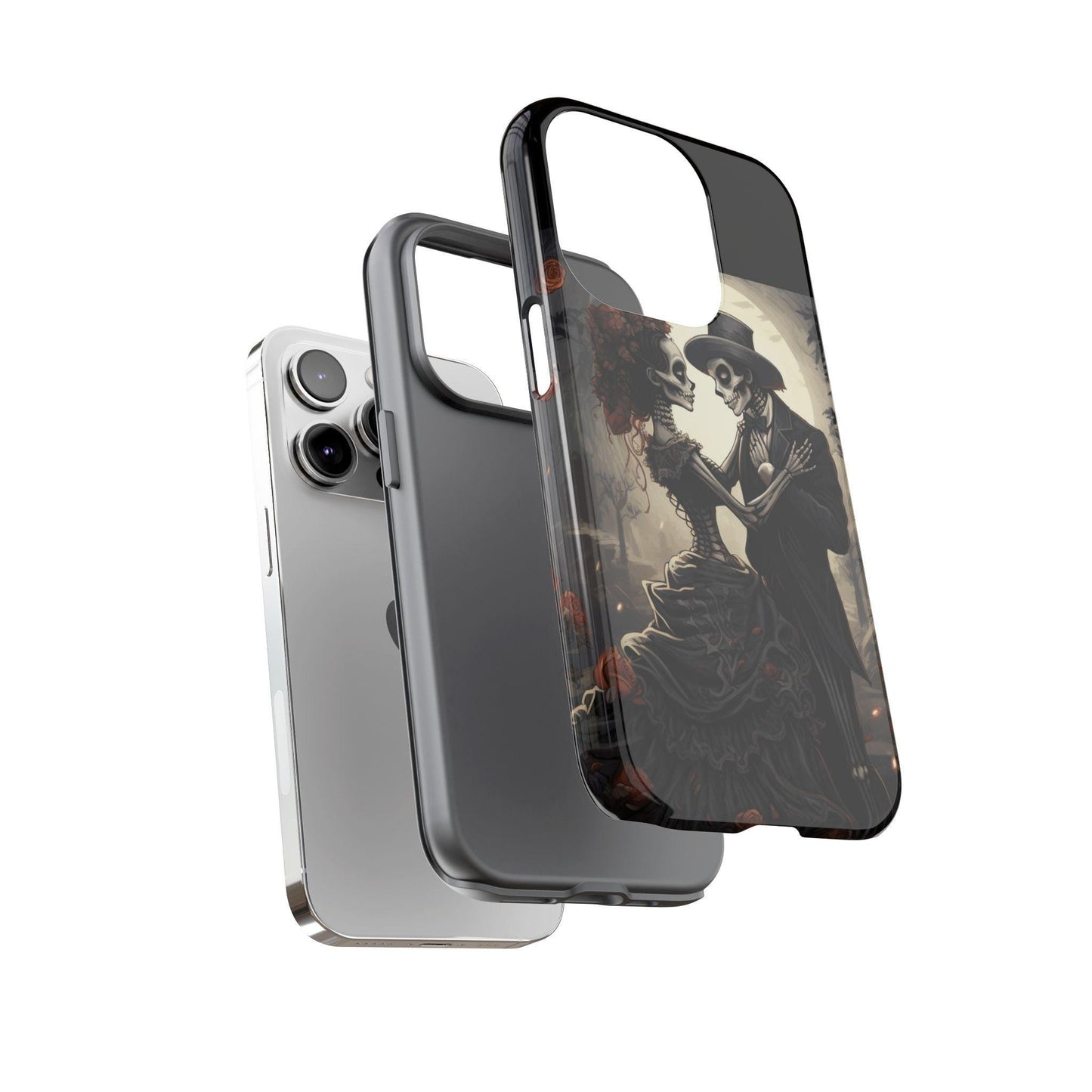Phone Cases, Tough, Novelty, Day of the Dead, Halloween, Dia de los Muertos, Iphone Samsung Google Pixel, Protective Cover, Unique Case