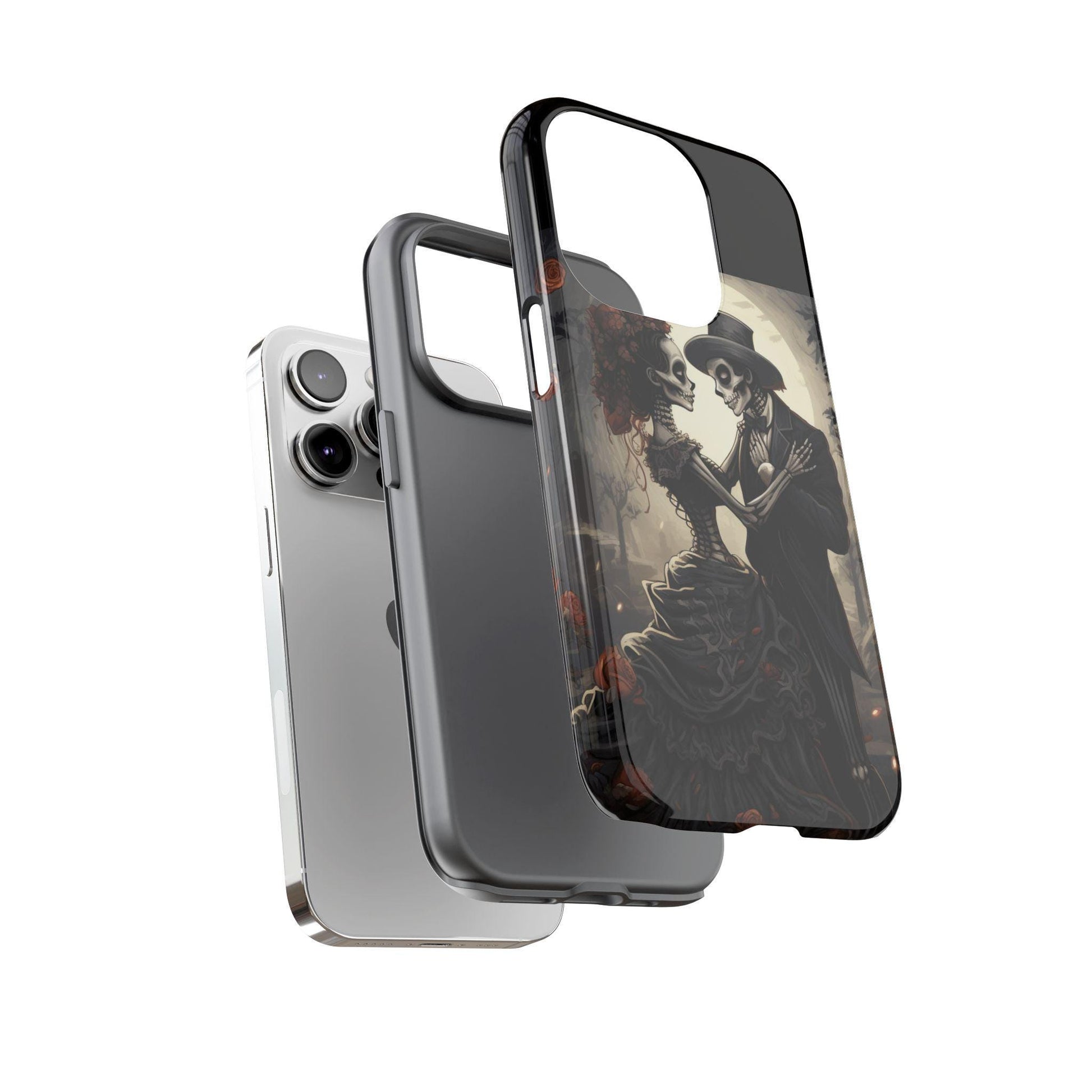 Phone Cases, Tough, Novelty, Day of the Dead, Halloween, Dia de los Muertos, Iphone Samsung Google Pixel, Protective Cover, Unique Case