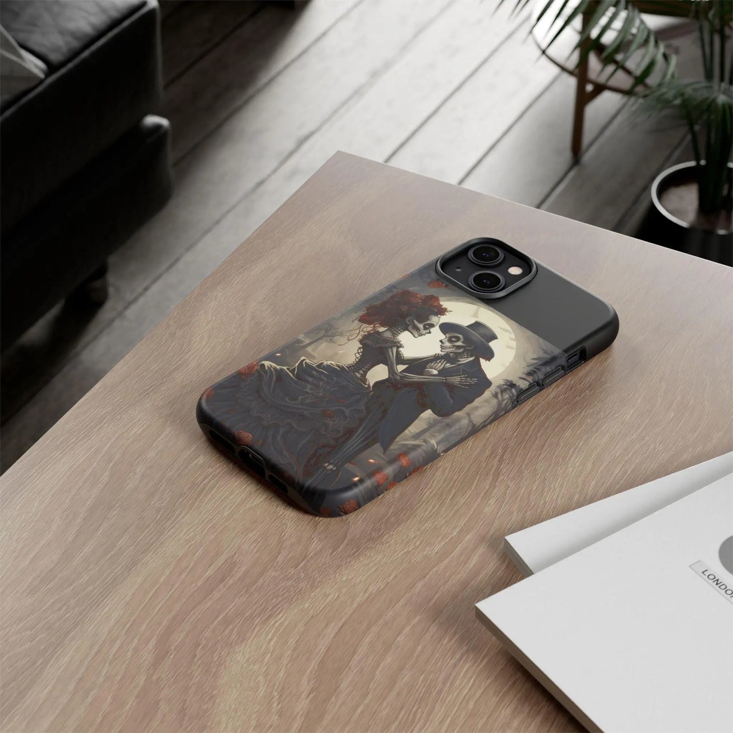 Phone Cases, Tough, Novelty, Day of the Dead, Halloween, Dia de los Muertos, Iphone Samsung Google Pixel, Protective Cover, Unique Case