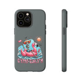 Phone Cases, Tough Cases for Iphone samsung, Colorful Grey Summer Style Cover, Great Teen Gift, Bright Sunny Case, Protective Shell