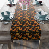 Floral Table Runner - Stylish Cotton Poly Autumn Decor for Dining, Elegant Home Accents, Perfect Thanksgiving and Holiday Gatherings, Unique The Aurora Touch
