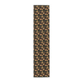 Floral Table Runner - Stylish Cotton Poly Autumn Decor for Dining, Elegant Home Accents, Perfect Thanksgiving and Holiday Gatherings, Unique