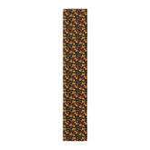 Floral Table Runner - Stylish Cotton Poly Autumn Decor for Dining, Elegant Home Accents, Perfect Thanksgiving and Holiday Gatherings, Unique