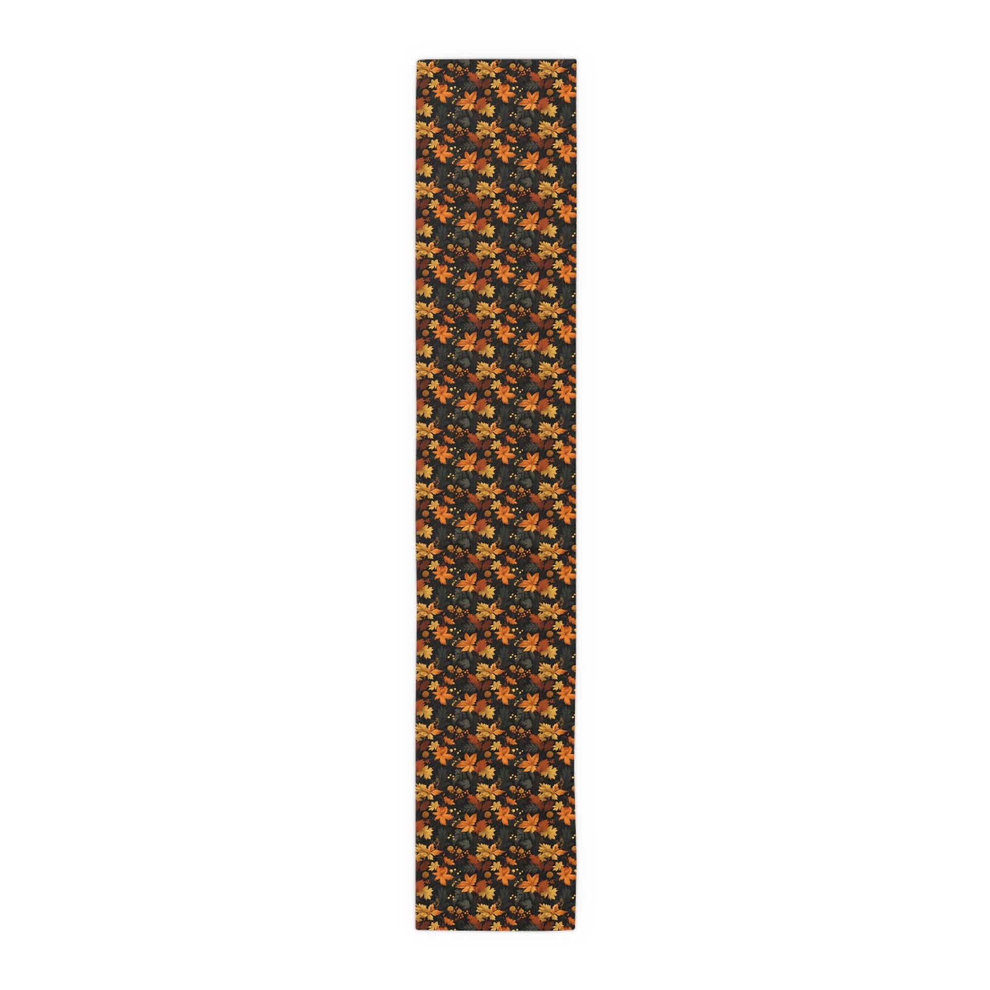 Floral Table Runner - Stylish Cotton Poly Autumn Decor for Dining, Elegant Home Accents, Perfect Thanksgiving and Holiday Gatherings, Unique