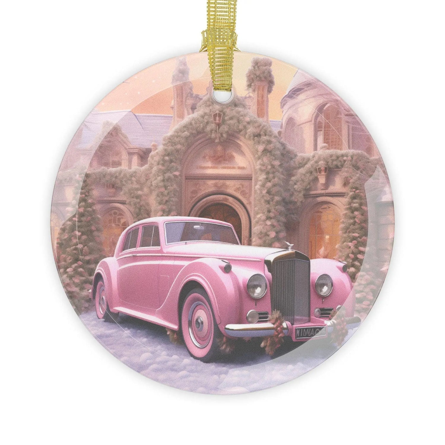 Glass Ornaments, Pink Xmas Tree Decor, Bundle Ornaments, Fancy Holiday Decor, Single Xmas Ornaments, Pink Decor The Aurora Touch