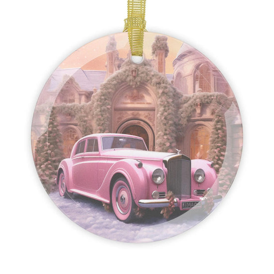 Glass Ornaments, Pink Xmas Tree Decor, Bundle Ornaments, Fancy Holiday Decor, Single Xmas Ornaments, Pink Decor The Aurora Touch