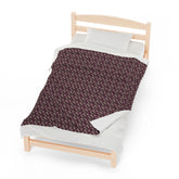 Cozy Velveteen Plush Blanket - Soft Floral Throw for Home, Decor, Gift, Nursery, Cozy Evenings