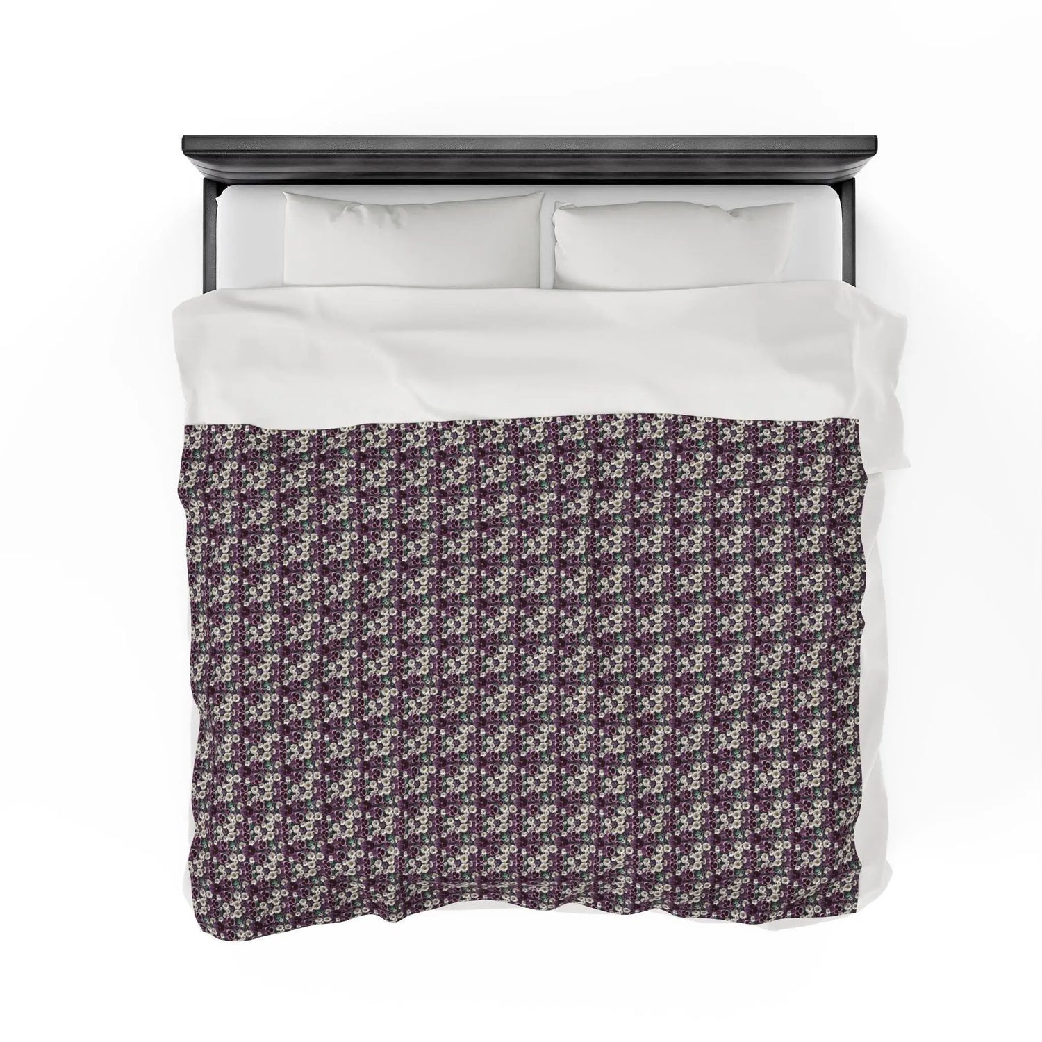 Cozy Velveteen Plush Blanket, Soft Blanket, Warm Throw, Home Decor, Gift for Her, Cozy Night In, Bedroom Accessory The Aurora Touch