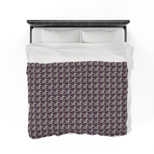 Cozy Velveteen Plush Blanket, Soft Blanket, Warm Throw, Home Decor, Gift for Her, Cozy Night In, Bedroom Accessory