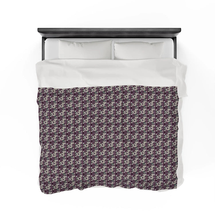 Cozy Velveteen Plush Blanket, Soft Blanket, Warm Throw, Home Decor, Gift for Her, Cozy Night In, Bedroom Accessory