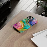Tough Cases, Vibrant Colorful Iphone sturdy hardcover cases, Designer Style Iphone shell covers, Delightful gift for Teens
