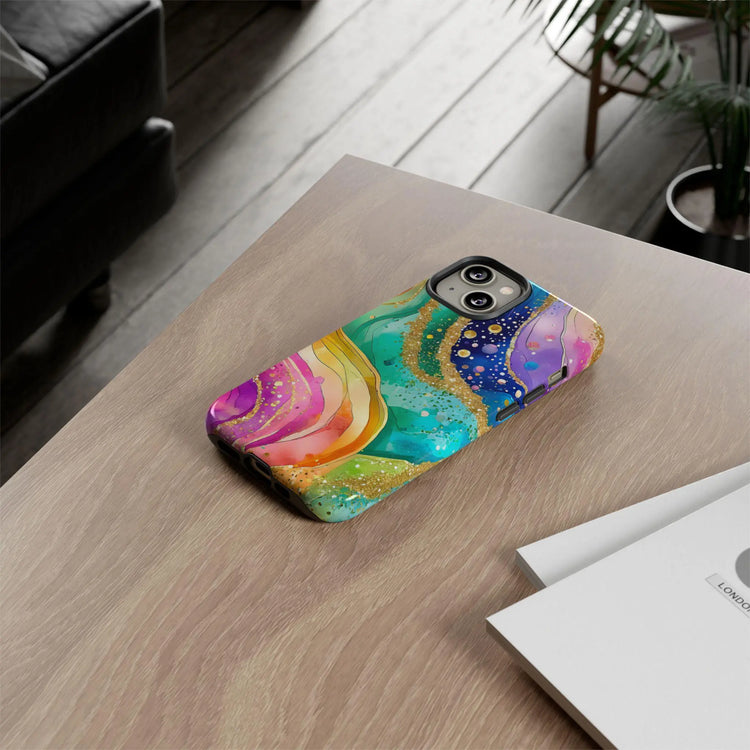 Tough Cases, Vibrant Colorful Iphone sturdy hardcover cases, Designer Style Iphone shell covers, Delightful gift for Teens