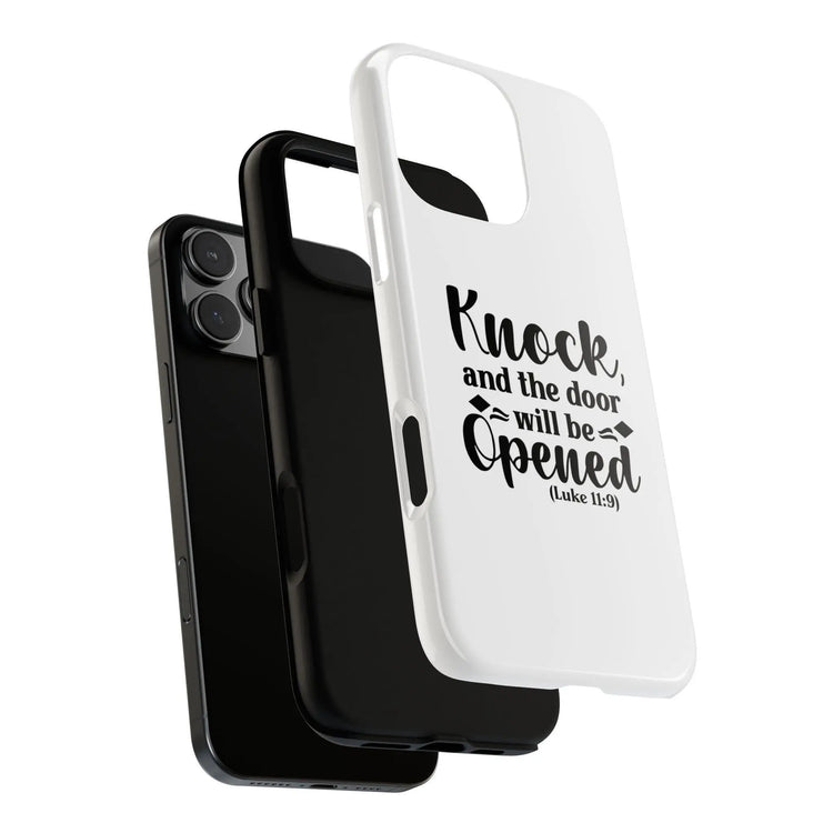Phone Cases, Scripture Verses, Christian White Hard Cover, Minimalist iPhone 16 iPhone 15, Uplifting, Protective, Gift for Believers,