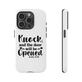 Phone Cases, Scripture Verses, Christian White Hard Cover, Minimalist iPhone 16 iPhone 15, Uplifting, Protective, Gift for Believers,