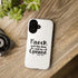 Tough Cases, Iphone 14 white simple hard cover case, Iphone 15 minimilist phone cover, Uplfiting Scripture Verses, Christianity