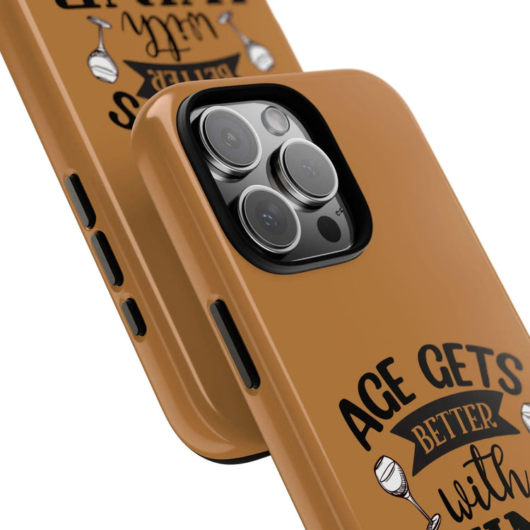 Phone Cases, Wine Themed, Funny Saying, Sturdy Shell Cover Case, Iphone & Android, Strong Protective Hard Case - Tough Cases