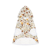 Floral Pet Hoodie, Cozy Dog Sweater, Cute Puppy Clothes, Autumn Pet Fashion, Perfect for Dog Lovers