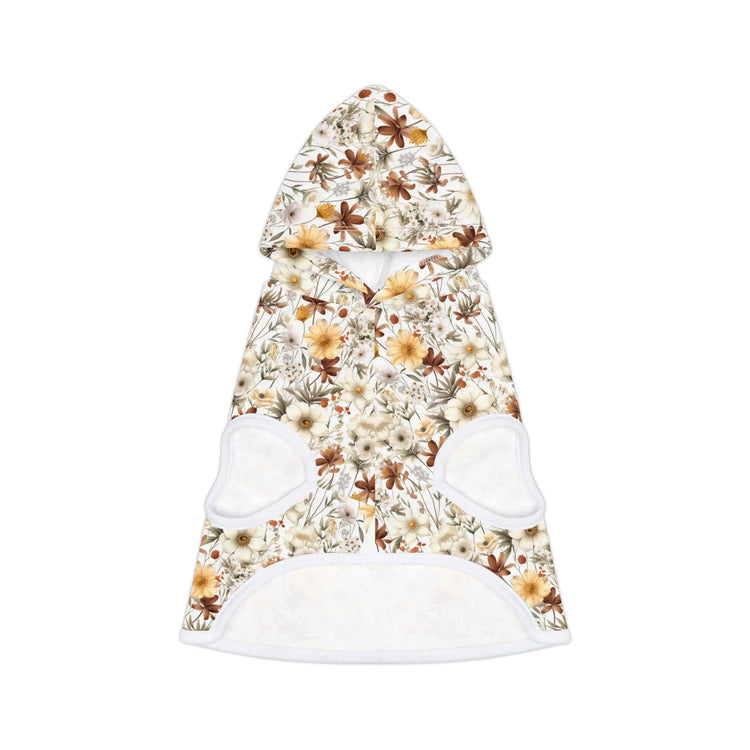 Floral Pet Hoodie, Cozy Dog Sweater, Cute Puppy Clothes, Autumn Pet Fashion, Perfect for Dog Lovers