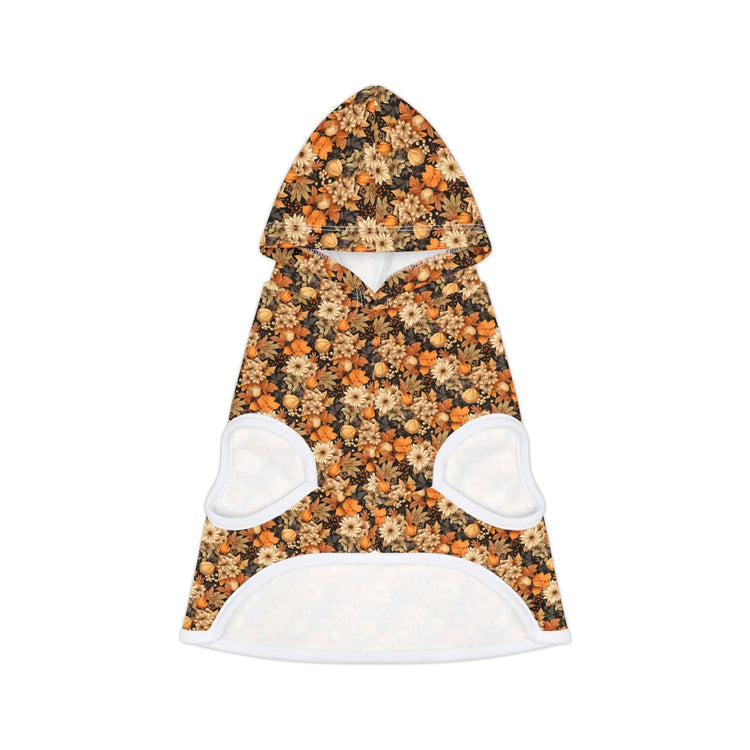Floral Pet Hoodie, Cozy Fall Dog Sweater, Cute Cat Jacket, Perfect for Fall, Pet Apparel Gift for Animal Lovers, Outdoor Fun